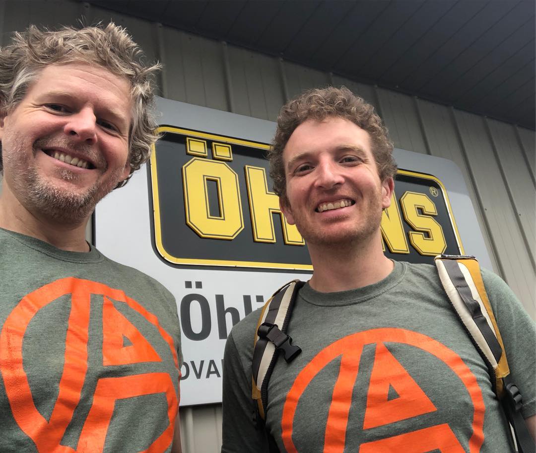 Drew & Toby at Ohlins