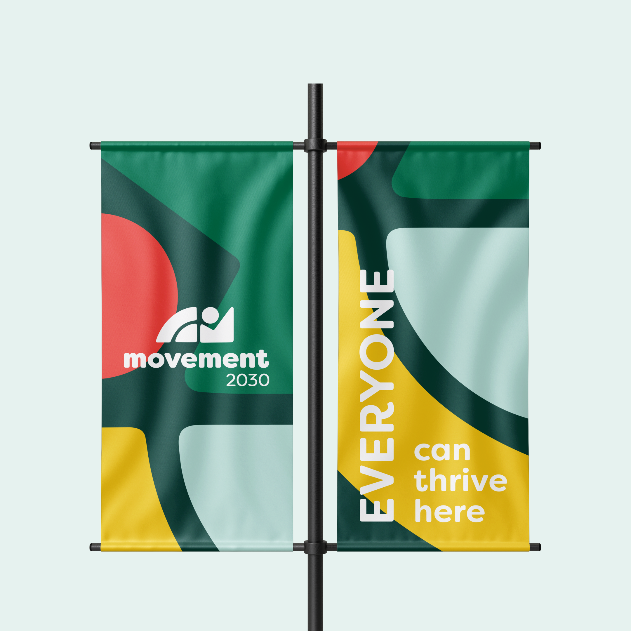 Movement 2030 Flags and Enamel Pin