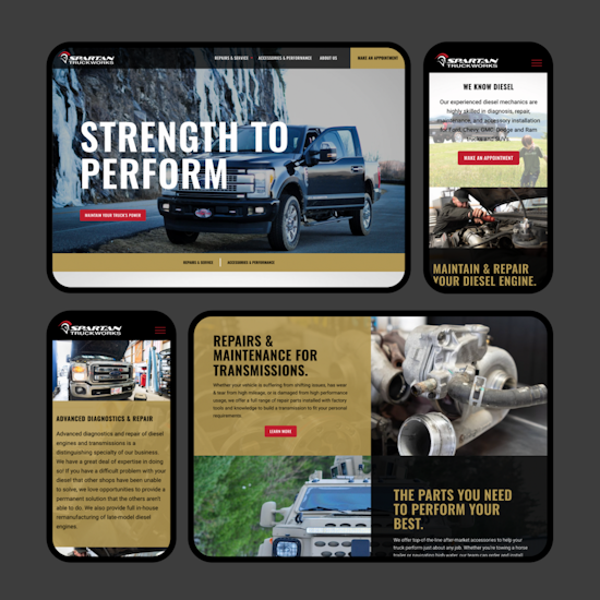 Spartan Truckworks Website